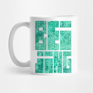 Beijing, China City Map Typography - Watercolor Mug